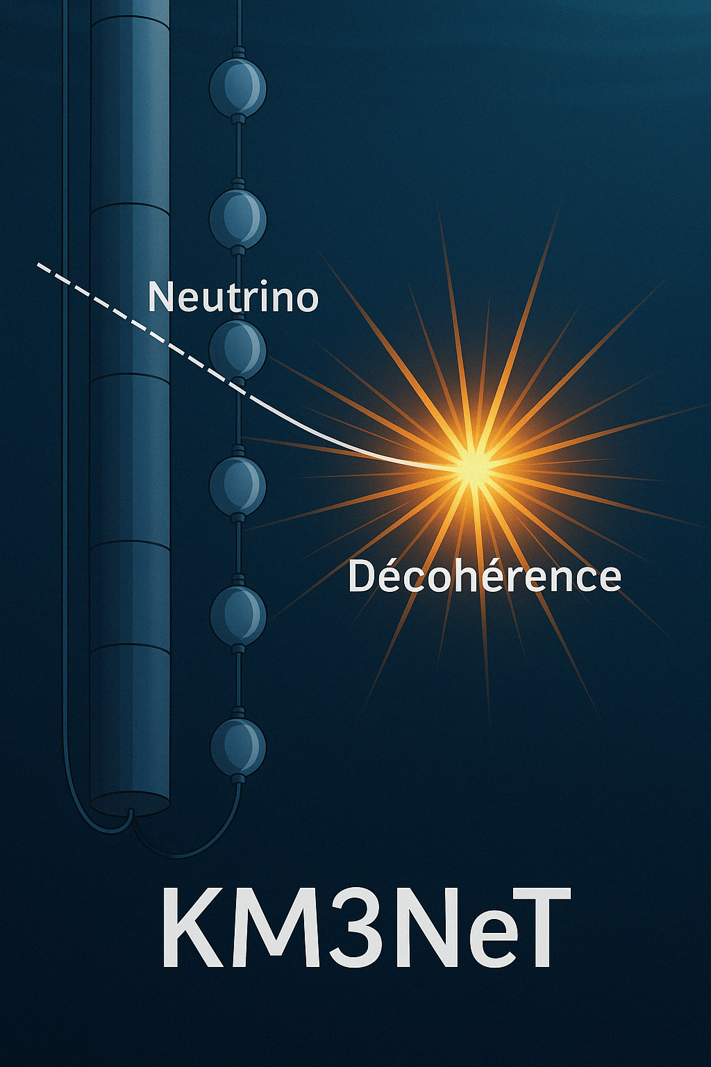 Décorrélation quantique dans les oscillations de neutrinos : résultats de l'expérience KM3NeT/ORCA